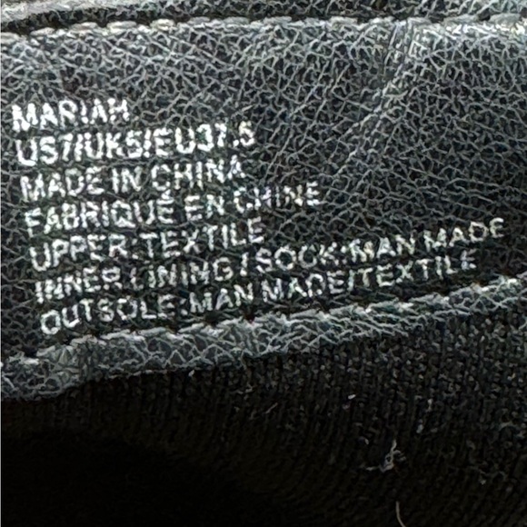 JustFab Ankle Bootie Women’s 7 Mariah Block Heel Chain Bootie Black - Picture 7 of 7